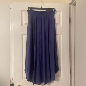 Blue midi/maxi skirt